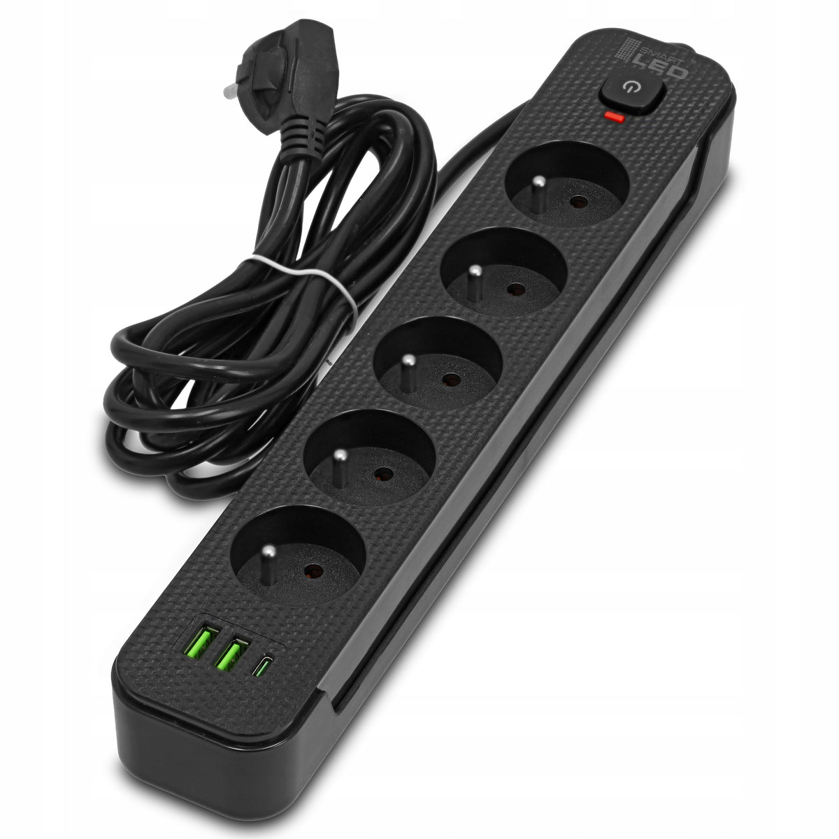 Prodlužovací kabel 2500 W, 3 × 1.5 mm, USB