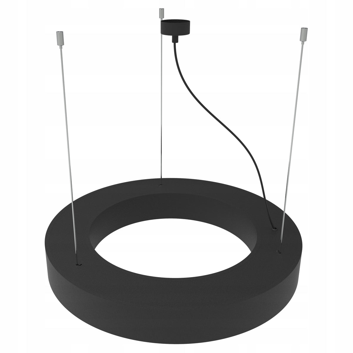 Kulaté kancelářské závěsné LED svítidlo 40 W, 60 cm