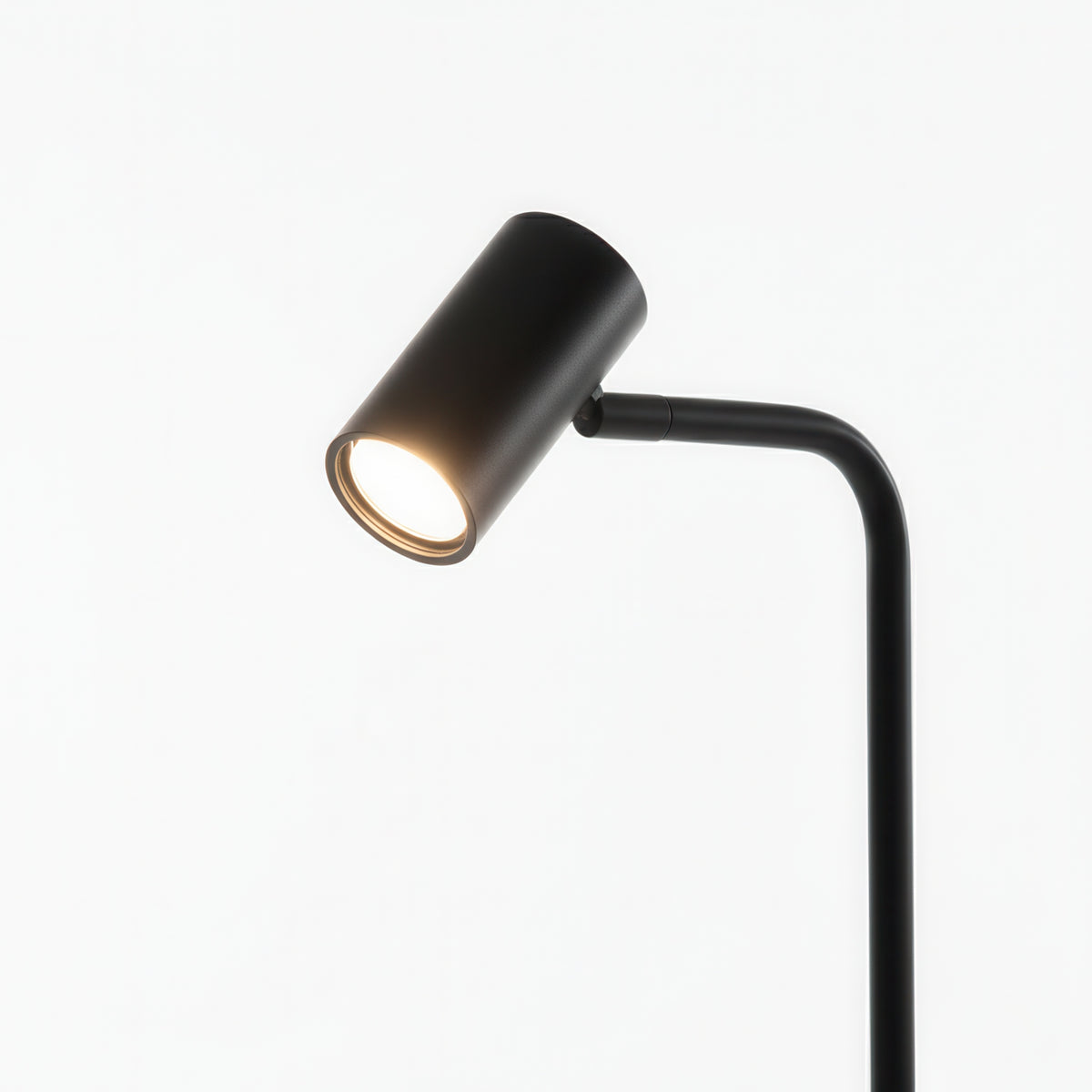 Černá stojací lampa GU10 160 cm