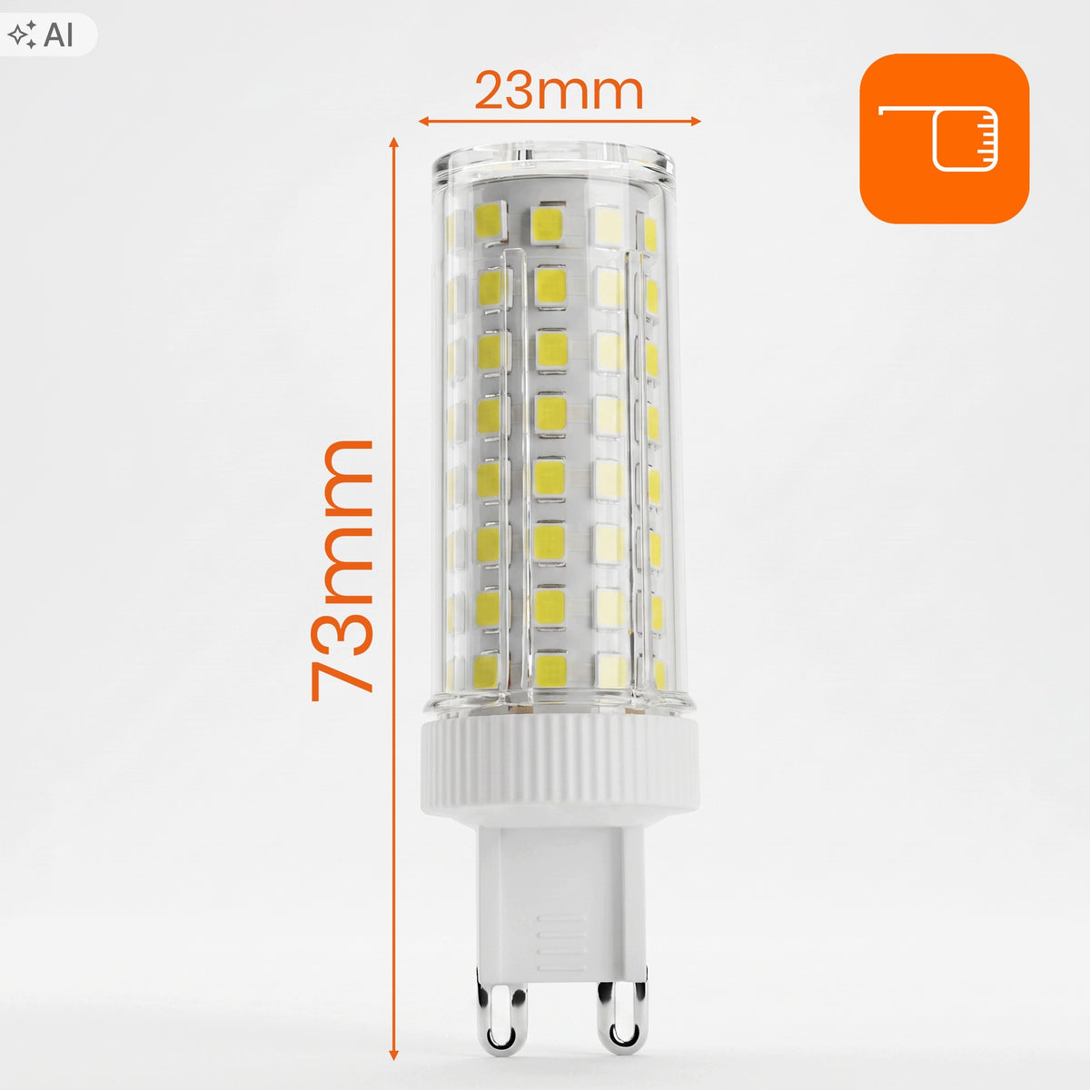 Bílá LED žárovka G9 12 W, 1080 lm, 3000 K – teplá bílá