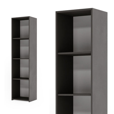 Regál LONI 160 × 40 cm – šedá
