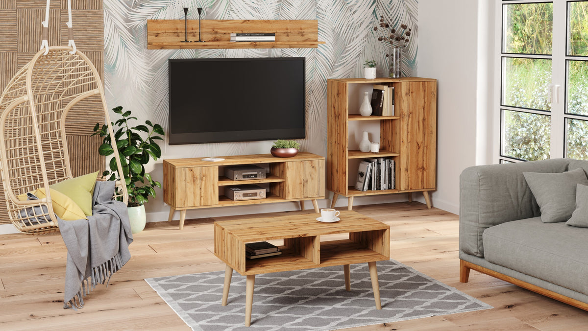 TV stolek FOCUS 155 cm – dub Craft zlatý