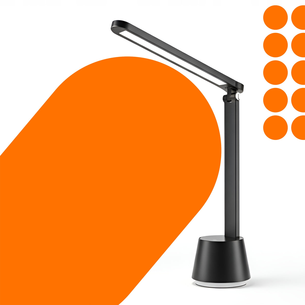LED stolní lampa 10 W, s dotykovým ovládáním, stmívatelná, nastavitelná