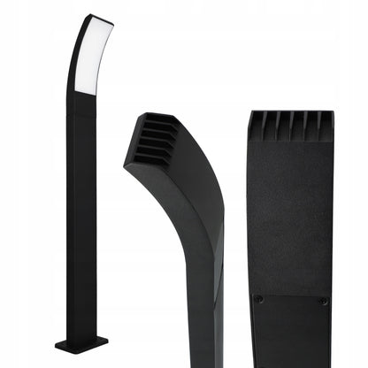 Černý venkovní osvětlovací sloupek 230 V, 80 cm, IP54