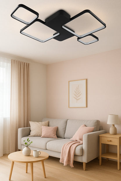 LED stropní svítidlo 66 W, 5940 lm, 3 režimy barvy světla, IP20
