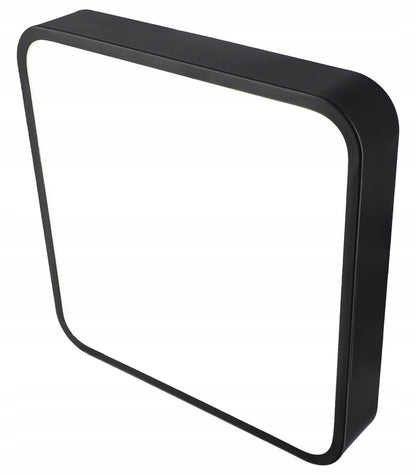 Černý přisazený LED panel 30 W, 30 cm