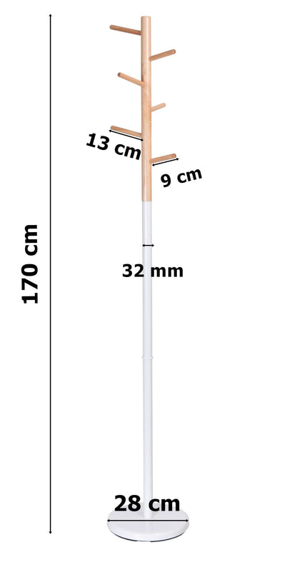 Stojací věšák Zita 170 cm černý
