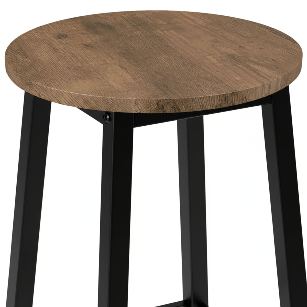 Barová židle Flint Rustic loft industrial dekor starého dubu