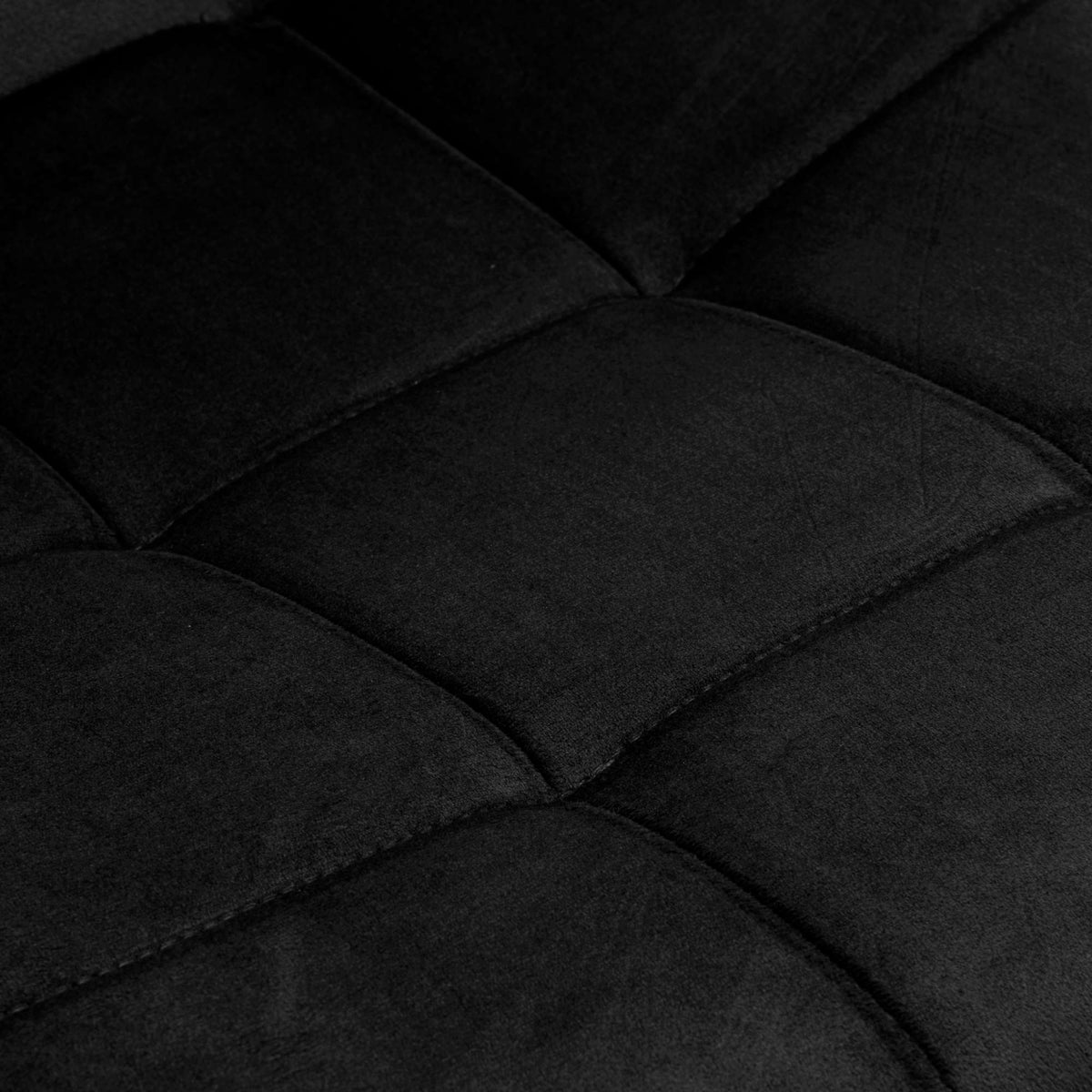 Sametová židle DENVER velvet černé