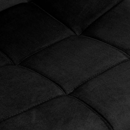 Sametová židle DENVER velvet černé