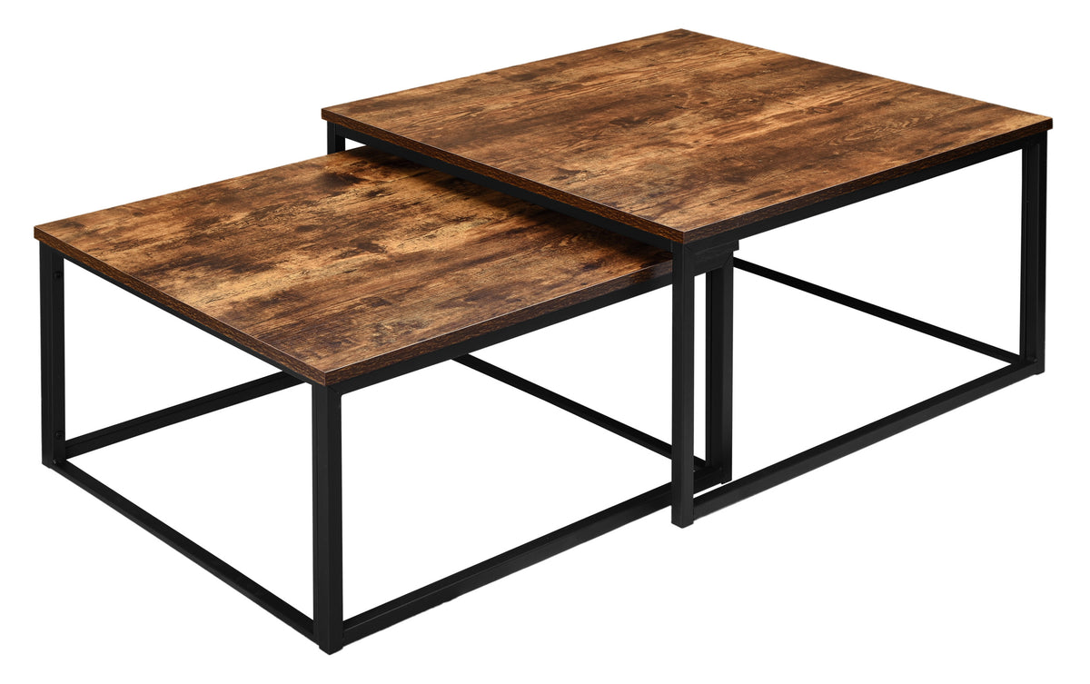 Konferenční stolky loft Velen Rustic dekor starého dubu