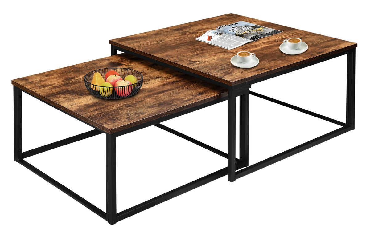Konferenční stolky loft Velen Rustic dekor starého dubu