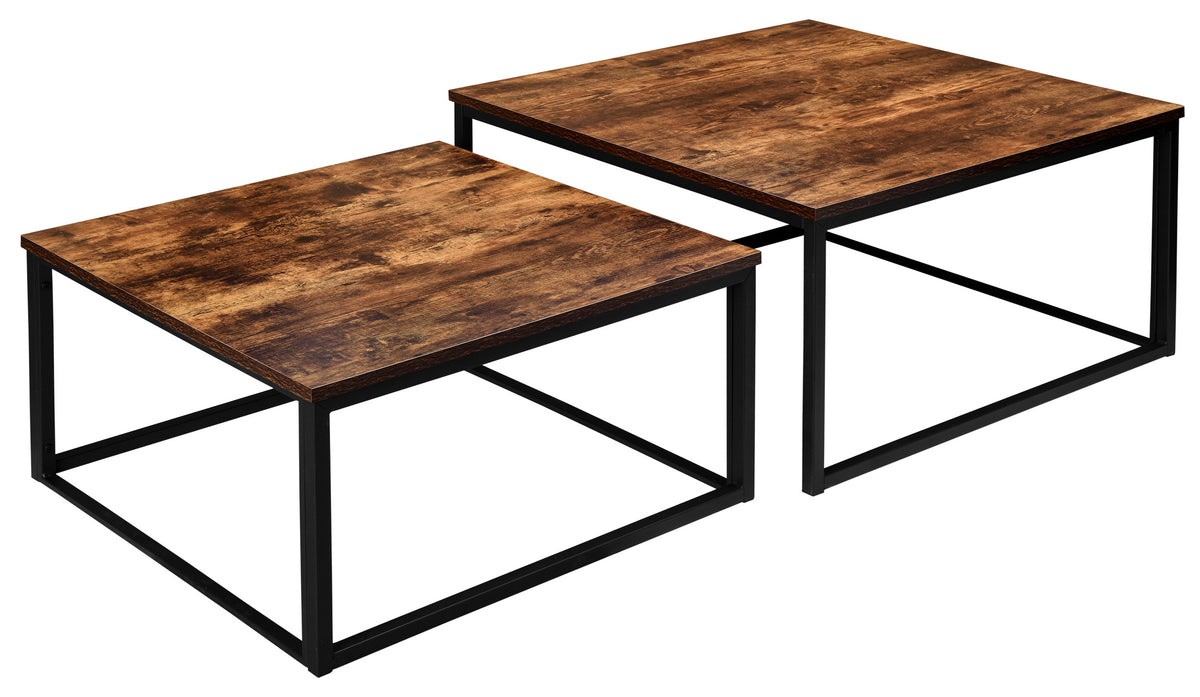 Konferenční stolky loft Velen Rustic dekor starého dubu