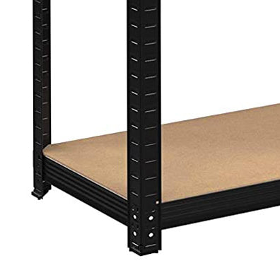 Skladový regál 5 úrovní černý 875 kg 180 x 90 x 40 cm