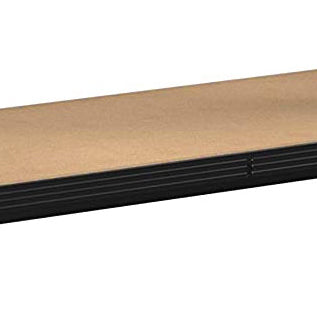 Skladový regál 5 úrovní černý 875 kg 180 x 90 x 40 cm