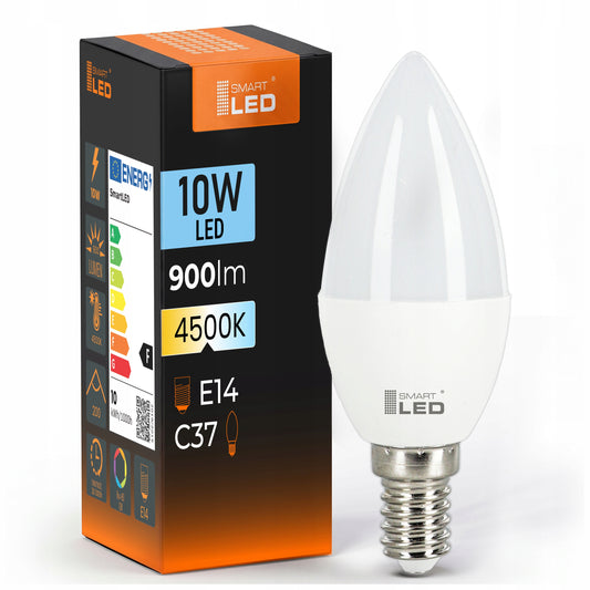 LED žárovka E14 10 W, 900 lm, 4500 K – neutrální bílá