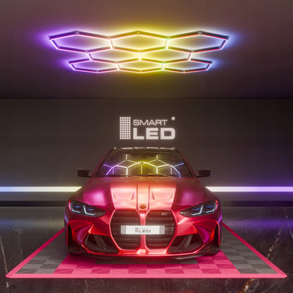 LED HEXAGON osvětlení do garáže 210 W