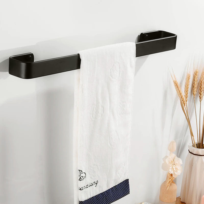 Věšák kovový nástěnný Kasos 30 cm černý loft