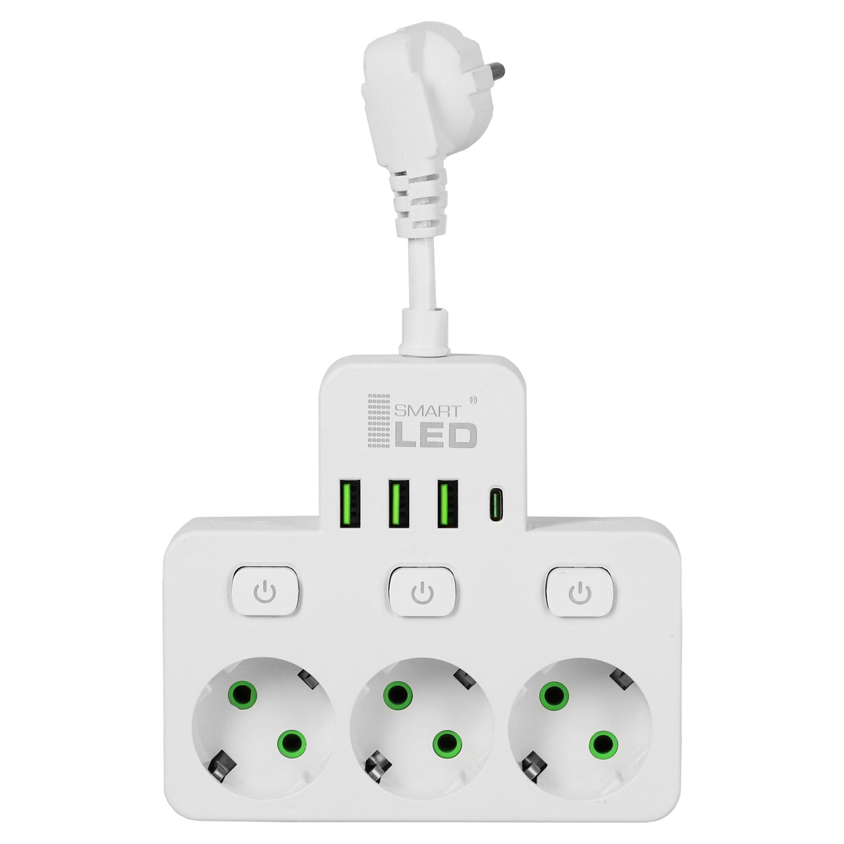 Prodlužovací kabel 230 V, USB
