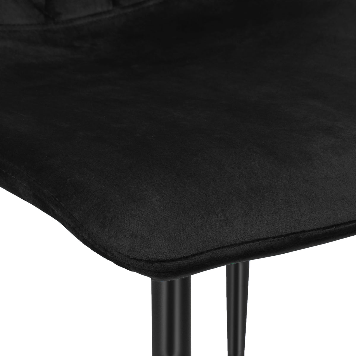 Čalouněná židle Dexter Velvet černý