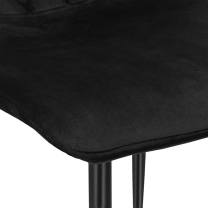 Čalouněná židle Dexter Velvet černý