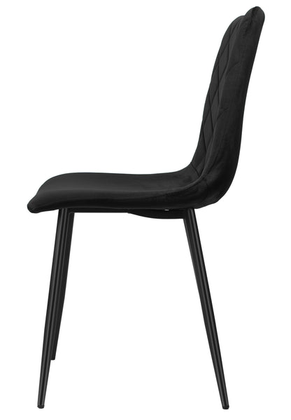 Čalouněná židle Dexter Velvet černý