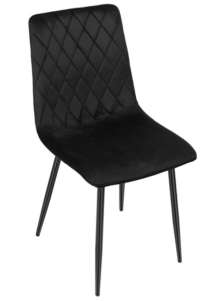 Čalouněná židle Dexter Velvet černý