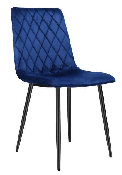 Čalouněná židle Dexter Velvet tmavě modrý