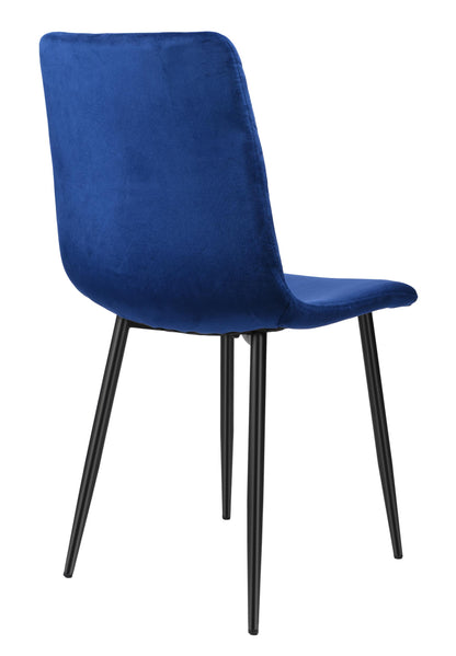 Čalouněná židle Dexter Velvet tmavě modrý