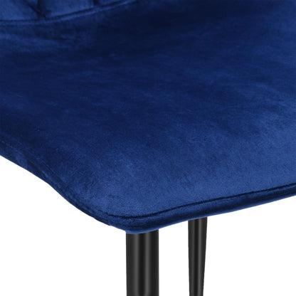 Čalouněná židle Dexter Velvet tmavě modrý
