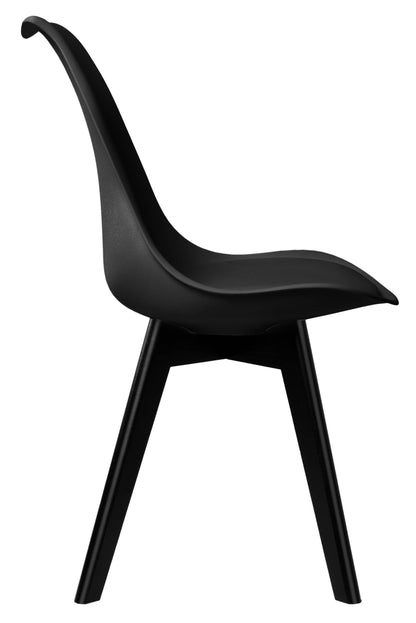 Židle moderní Nantes Black DSW černé