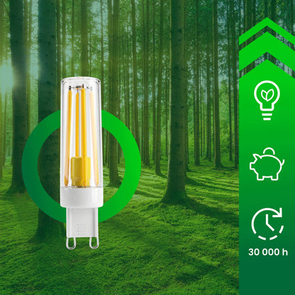 Bílá LED žárovka G9 6 W, 900 lm, 6000 K – studená bílá