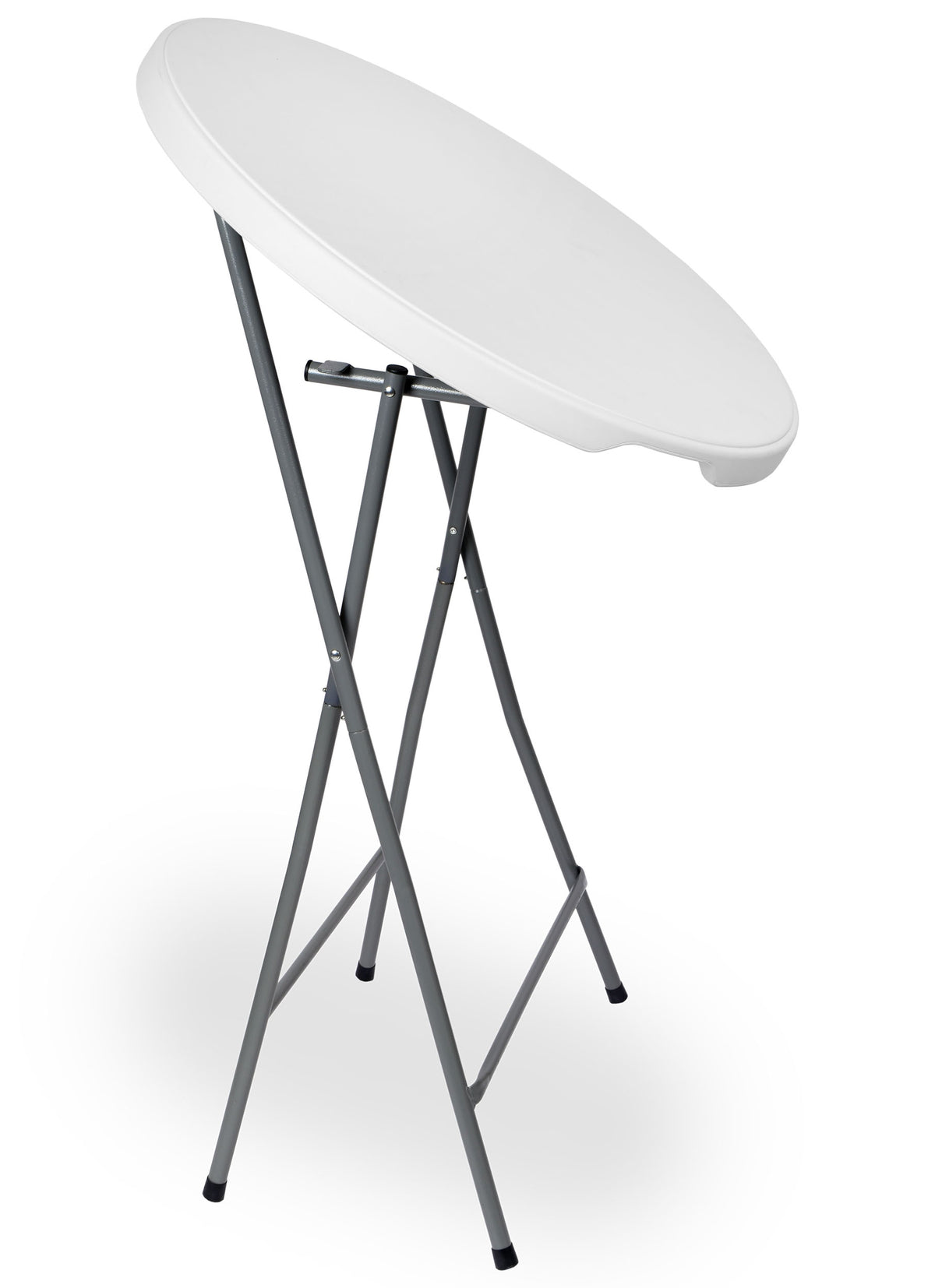Stolek cateringový skládací GALA 80 cm bílý