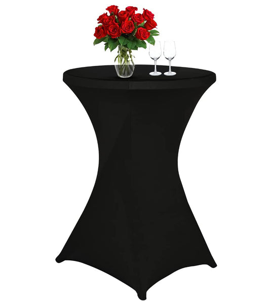 Obal na stolek koktejlový černý 80 cm