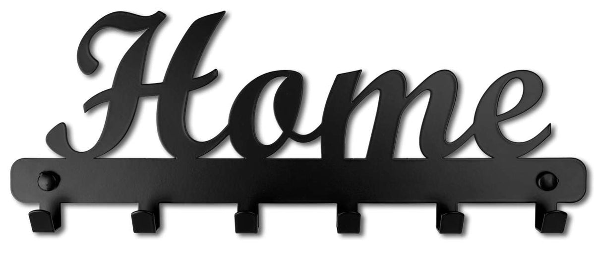 Nástěnný věšák HOME černý