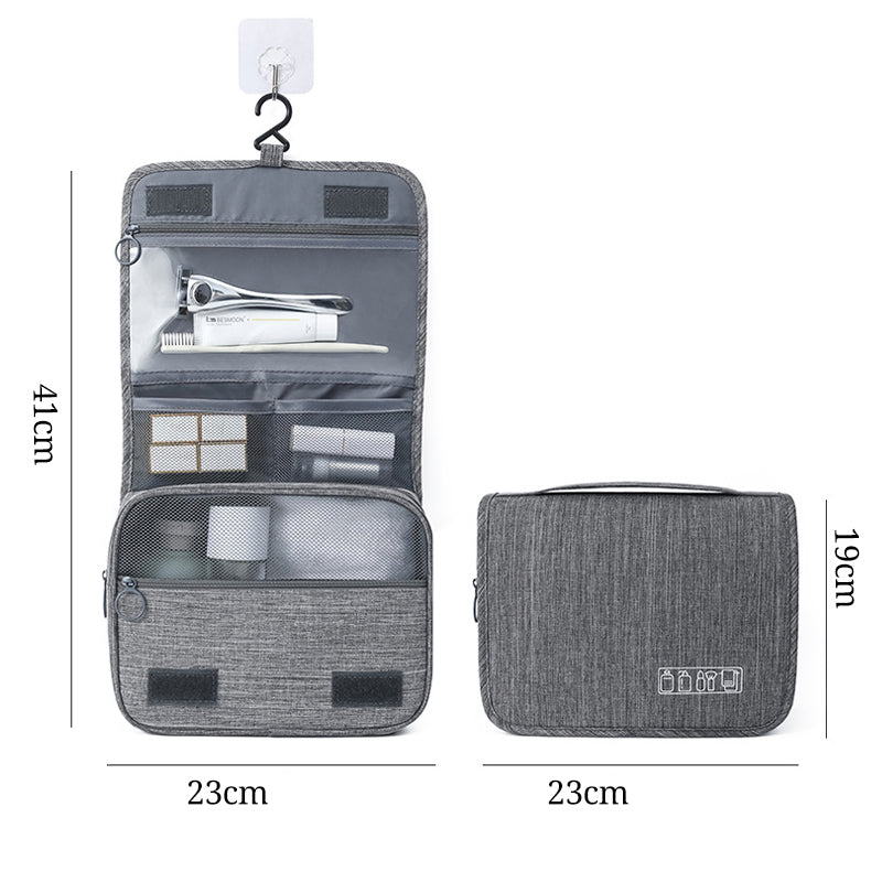 Pánská cestovní kosmetická taška ARDA šedá