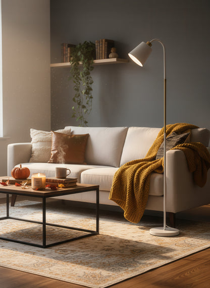 Stojací lampa E27, nastavitelná