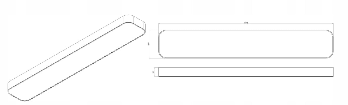 Černé kancelářské závěsné LED svítidlo 50 W, 120 cm