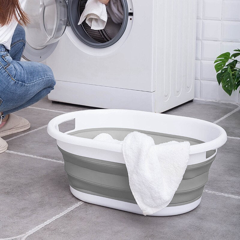 Mísa skládací oválná AIDA cm bílo-šedá COMPACT 25L