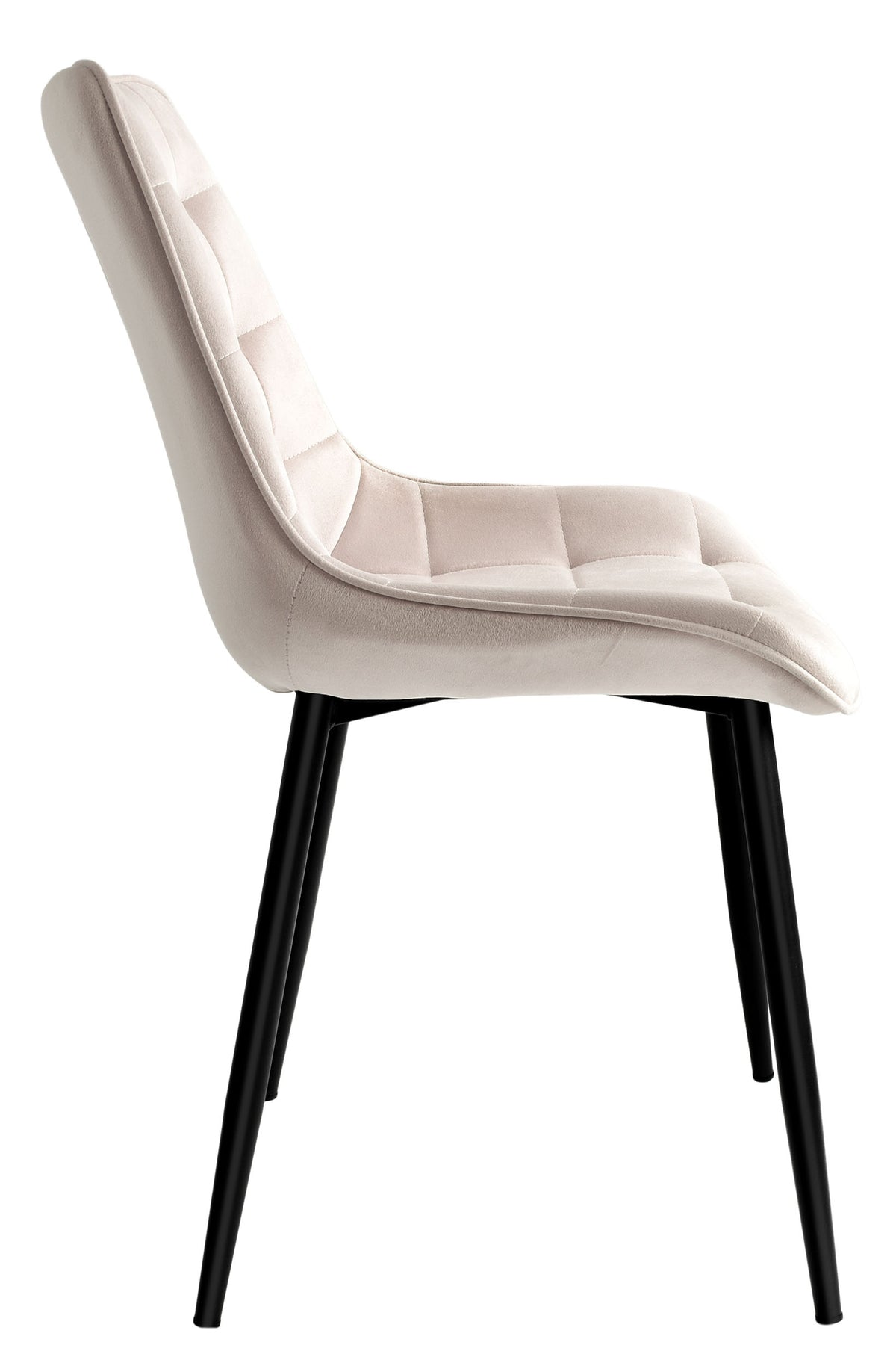 Sametová židle NORMAN Velvet béžové