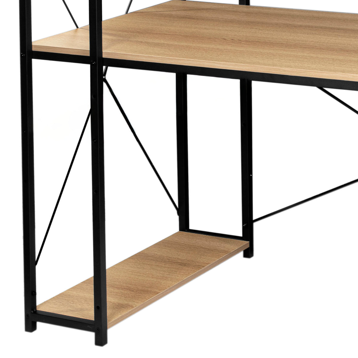 Industriální psací stůl loftové Trosa Modern Oak