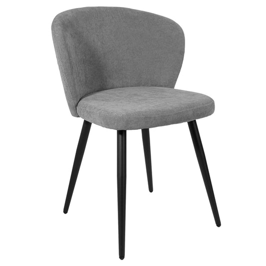 Židle Krosby manšestr grafitové