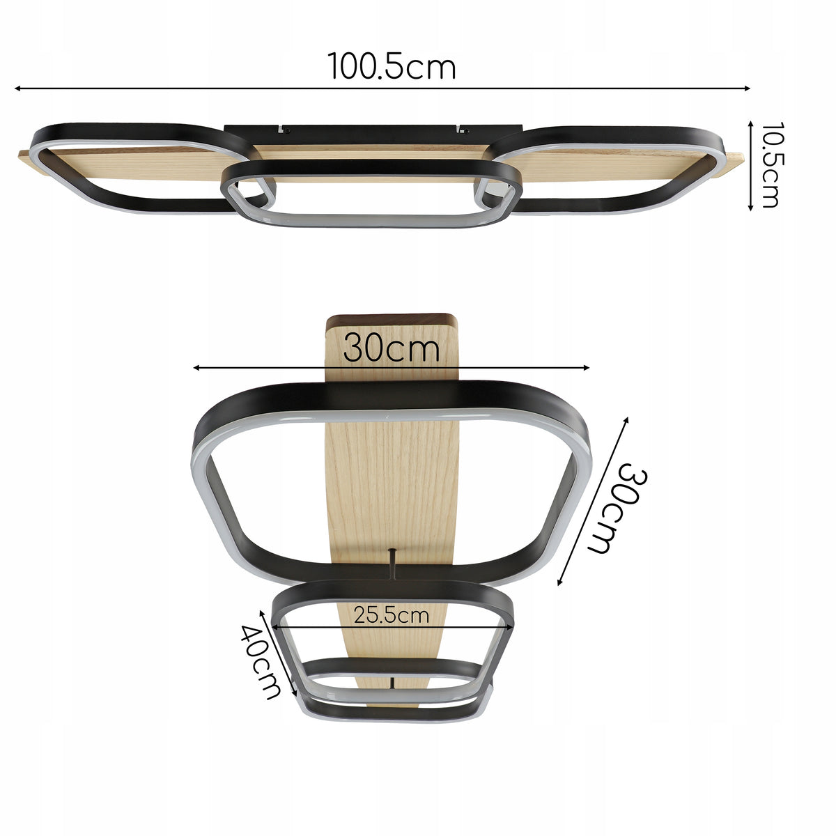 LED stropní svítidlo 68 W, 6120 lm, IP20