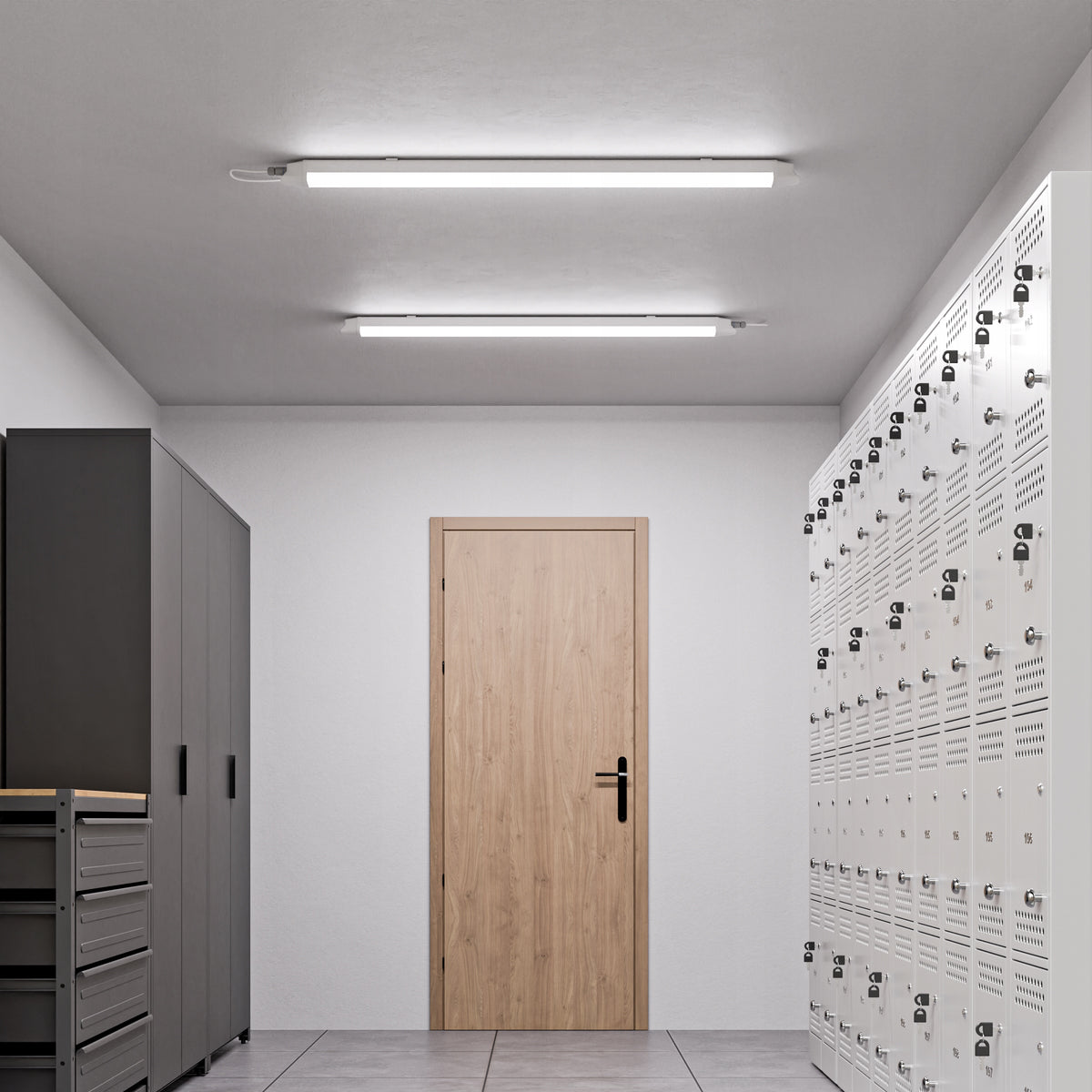 Prachotěsné LED svítidlo 40 W, 6400 lm, 120 cm