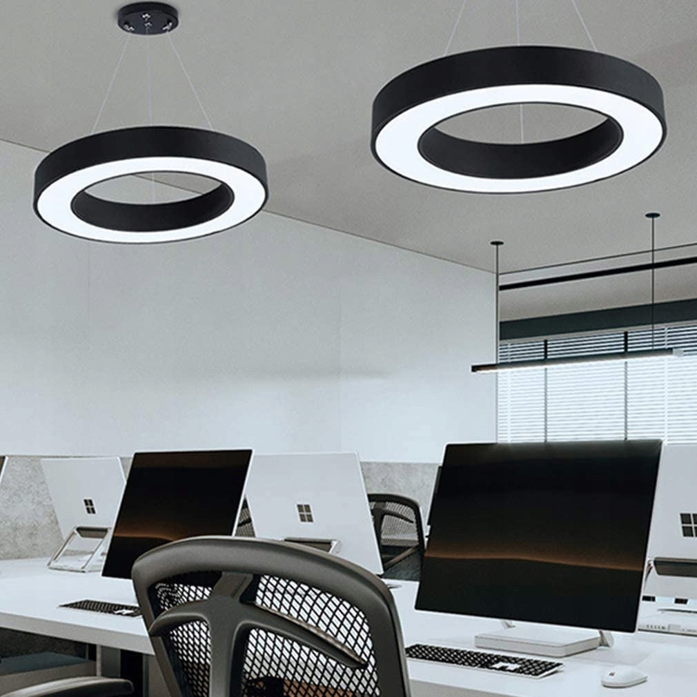 Kulaté kancelářské závěsné LED svítidlo 30 W, 40 cm