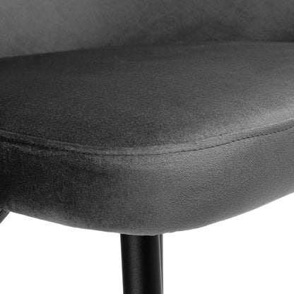 Židle HAMPTON velvet grafitové