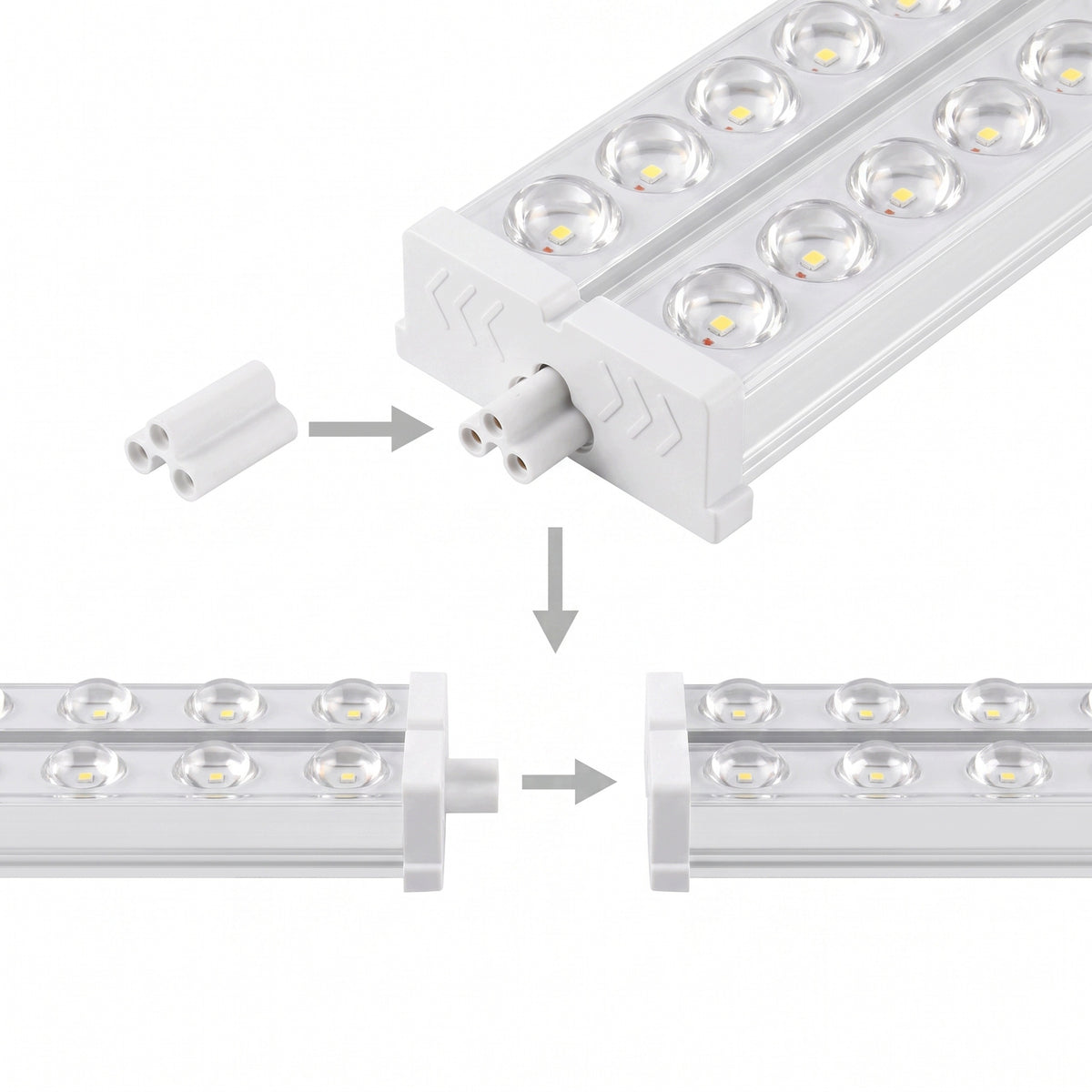 Průmyslové LED svítidlo 36 W, 3600 lm, 60 cm