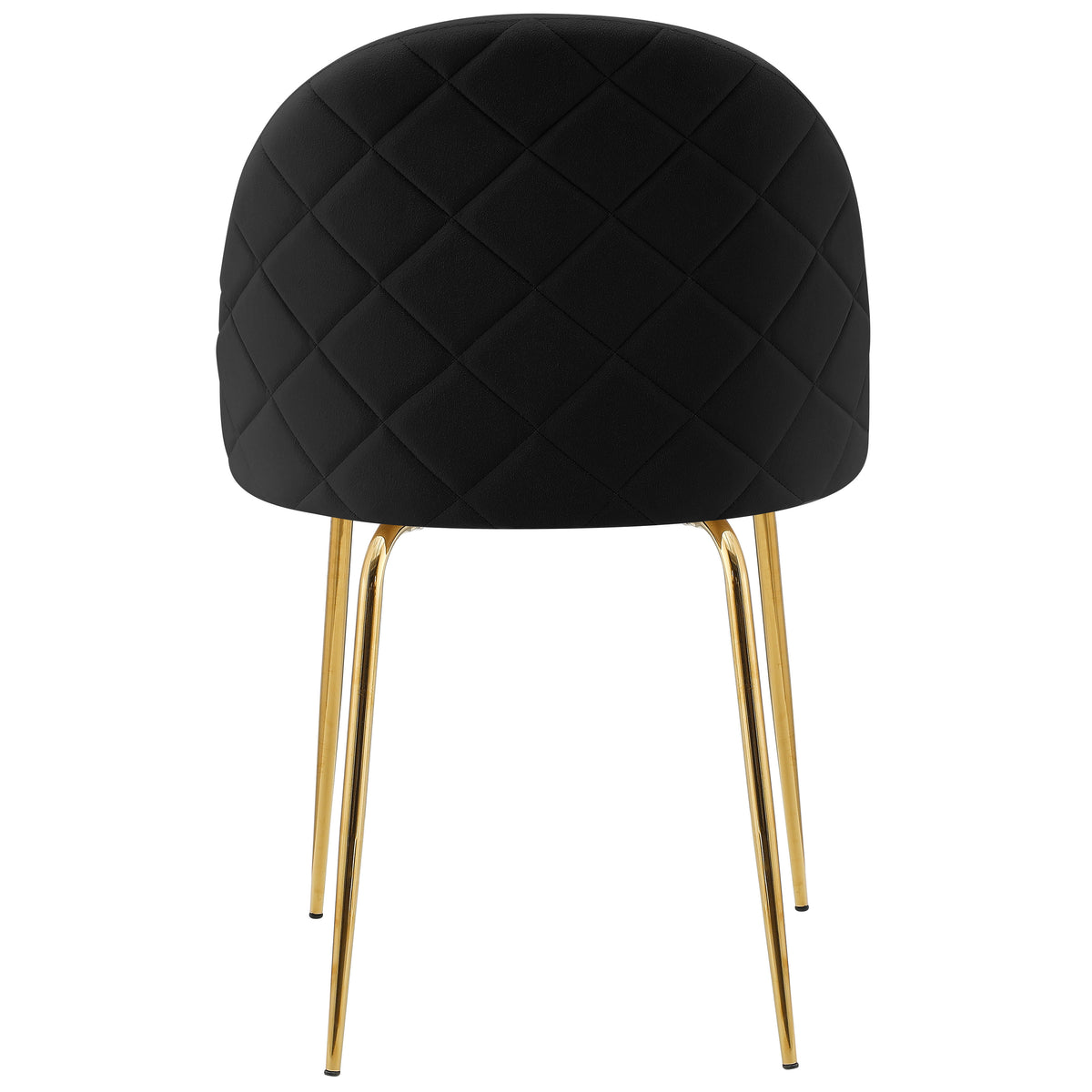 Sametová židle Fargo Gold Velvet černé