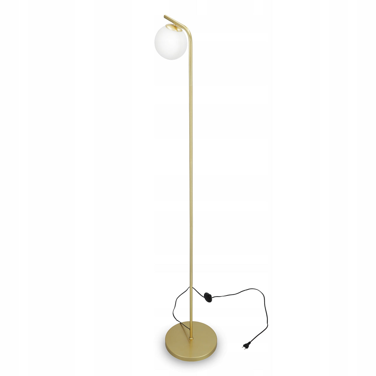 Zlatá stojací lampa G9