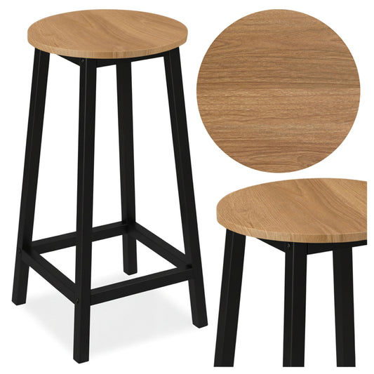 Barová židle Flint Modern Oak loft industrial